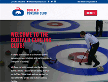 Tablet Screenshot of buffalocurlingclub.org